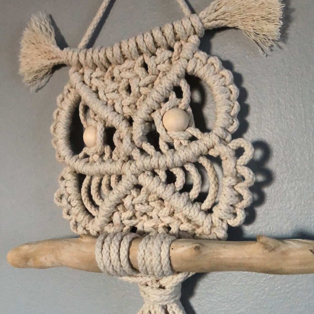 Macrame Owl - Picture 2 of 3
